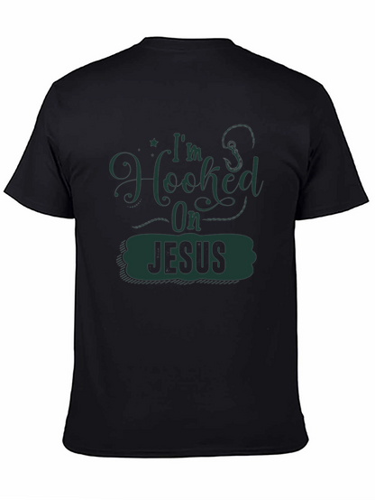 Camiseta Negra Enganchado a Jesús