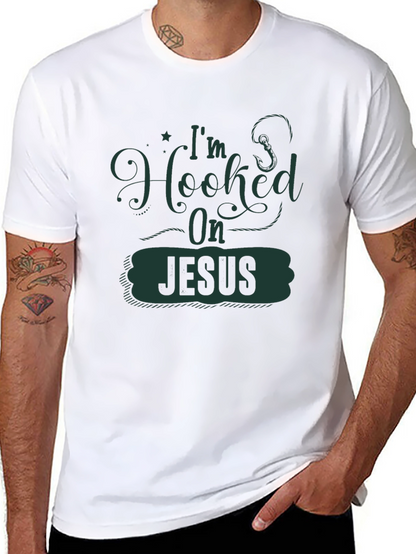 Camiseta Negra Enganchado a Jesús
