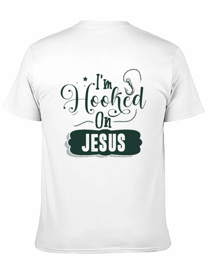 Camiseta Negra Enganchado a Jesús
