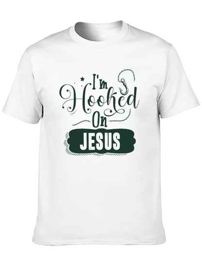Camiseta Negra Enganchado a Jesús