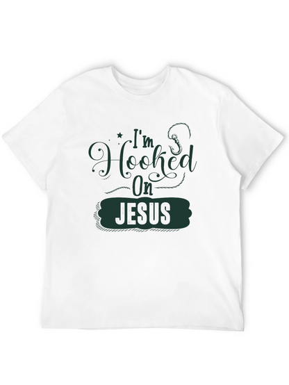 Camiseta Negra Enganchado a Jesús