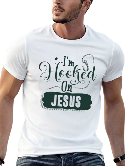 Camiseta Negra Enganchado a Jesús
