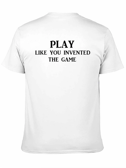 Camiseta Negra con Frase Motivacional para Jugadores