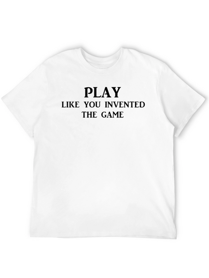 Camiseta Negra con Frase Motivacional para Jugadores