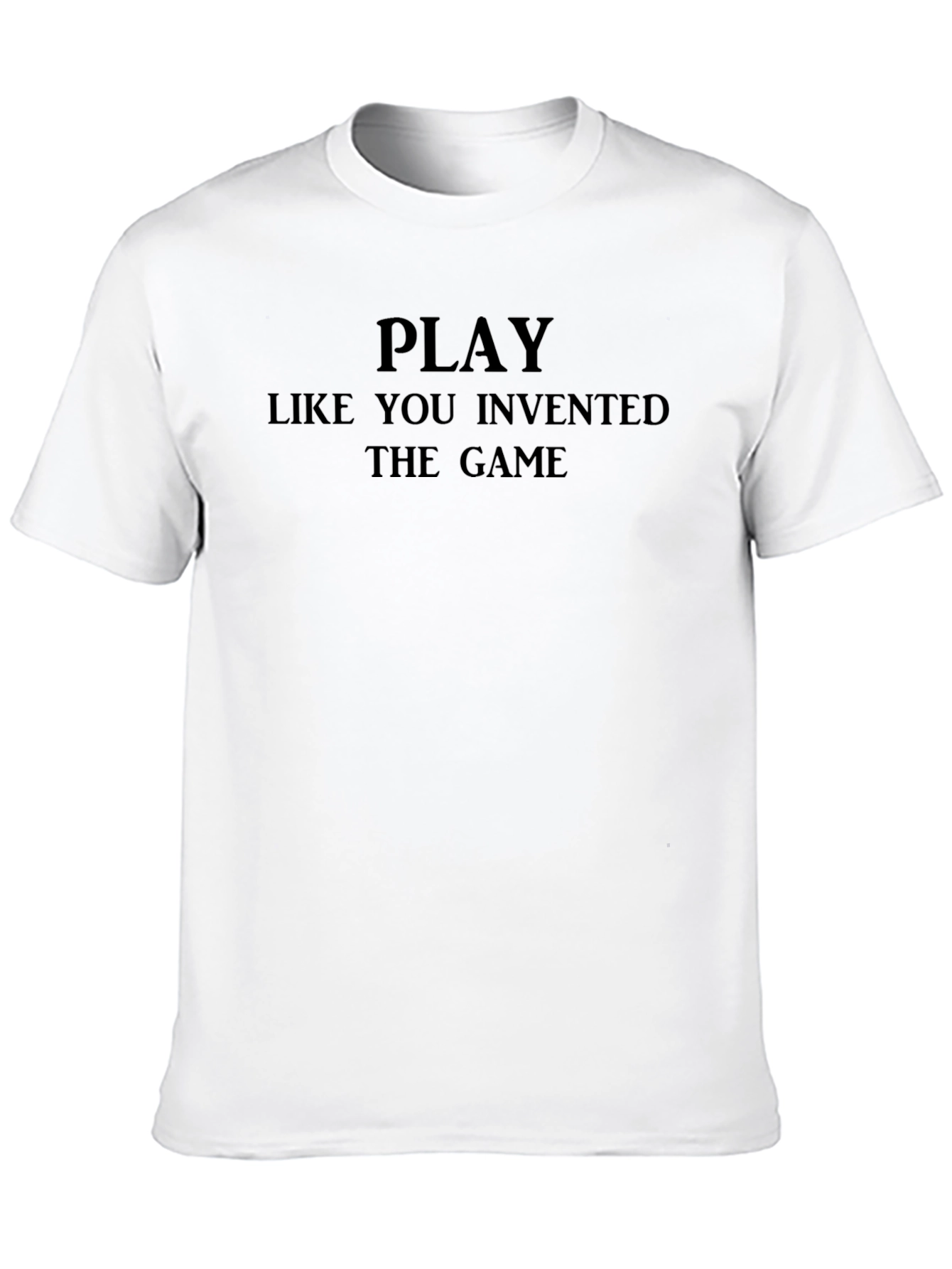Camiseta Negra con Frase Motivacional para Jugadores