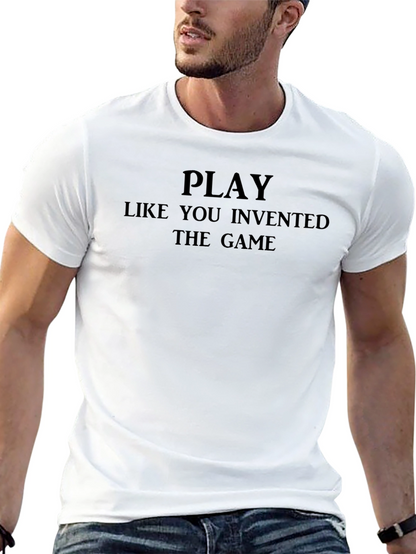 Camiseta Negra con Frase Motivacional para Jugadores