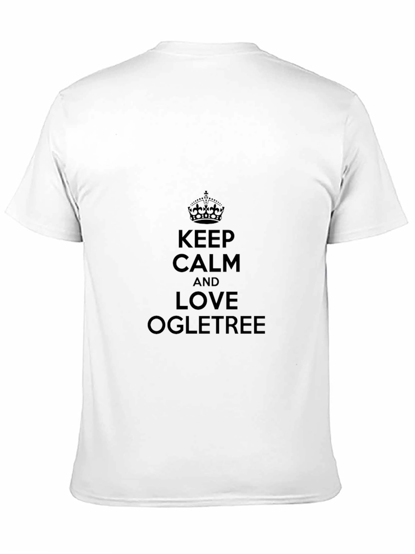 Camiseta Negra: Keep Calm y Ama Ogletree