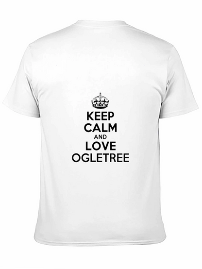 Camiseta Negra: Keep Calm y Ama Ogletree