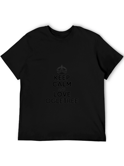Camiseta Negra: Keep Calm y Ama Ogletree