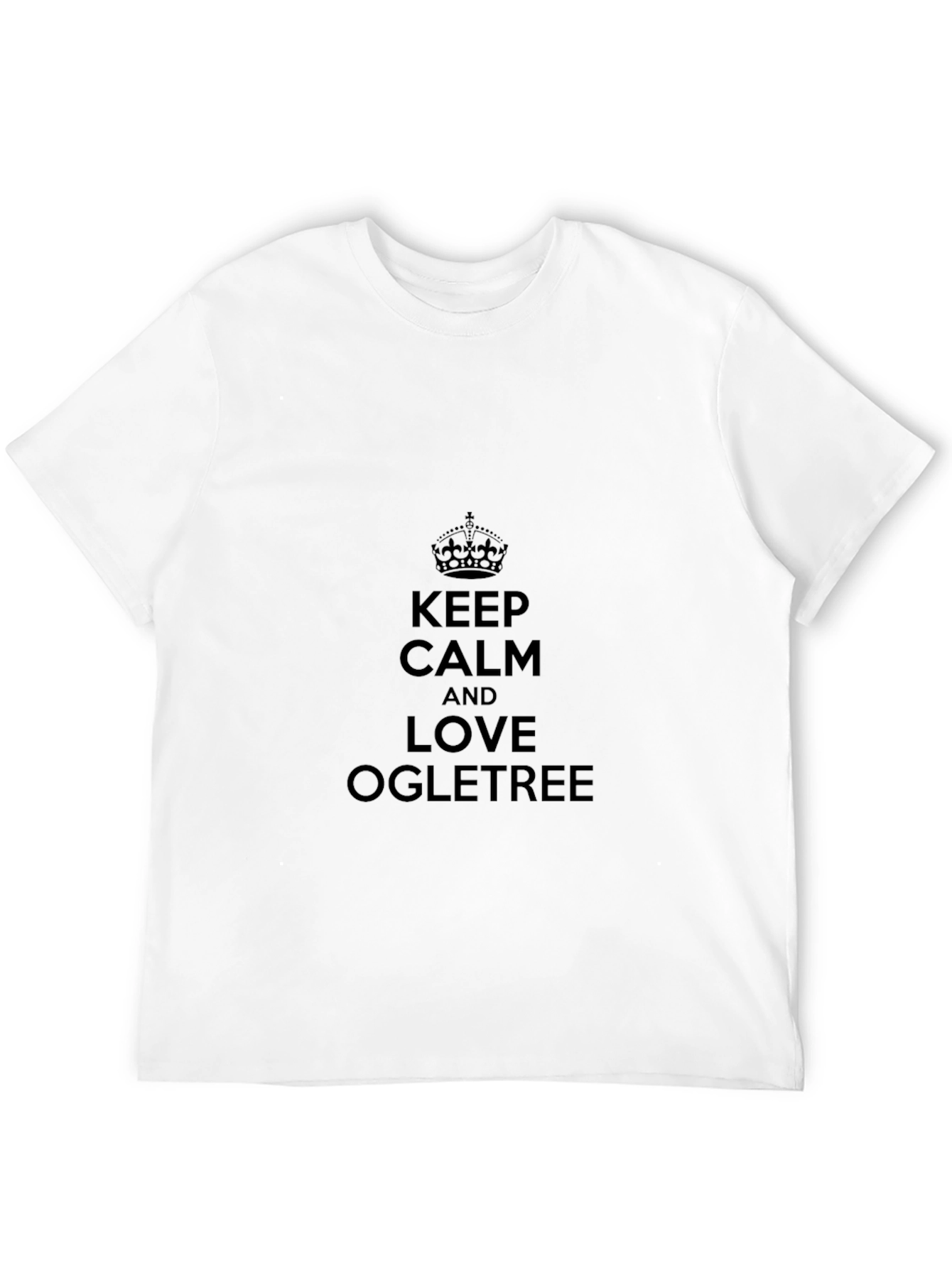 Camiseta Negra: Keep Calm y Ama Ogletree