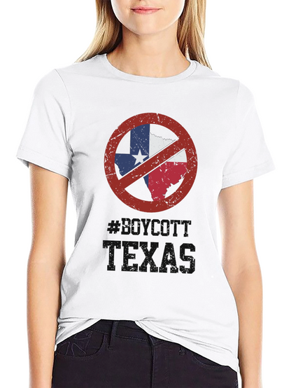 Camiseta Negra No Texas para Hombre