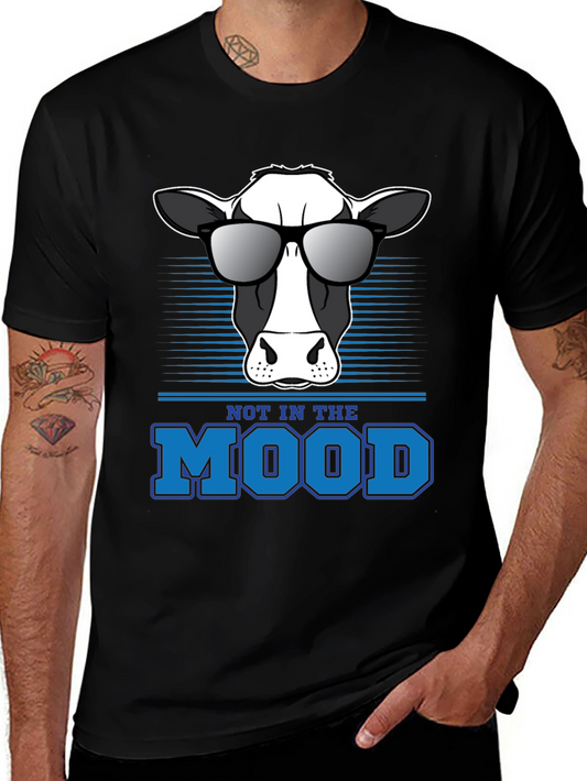 Camiseta Not In The Mood con Vaca Cool