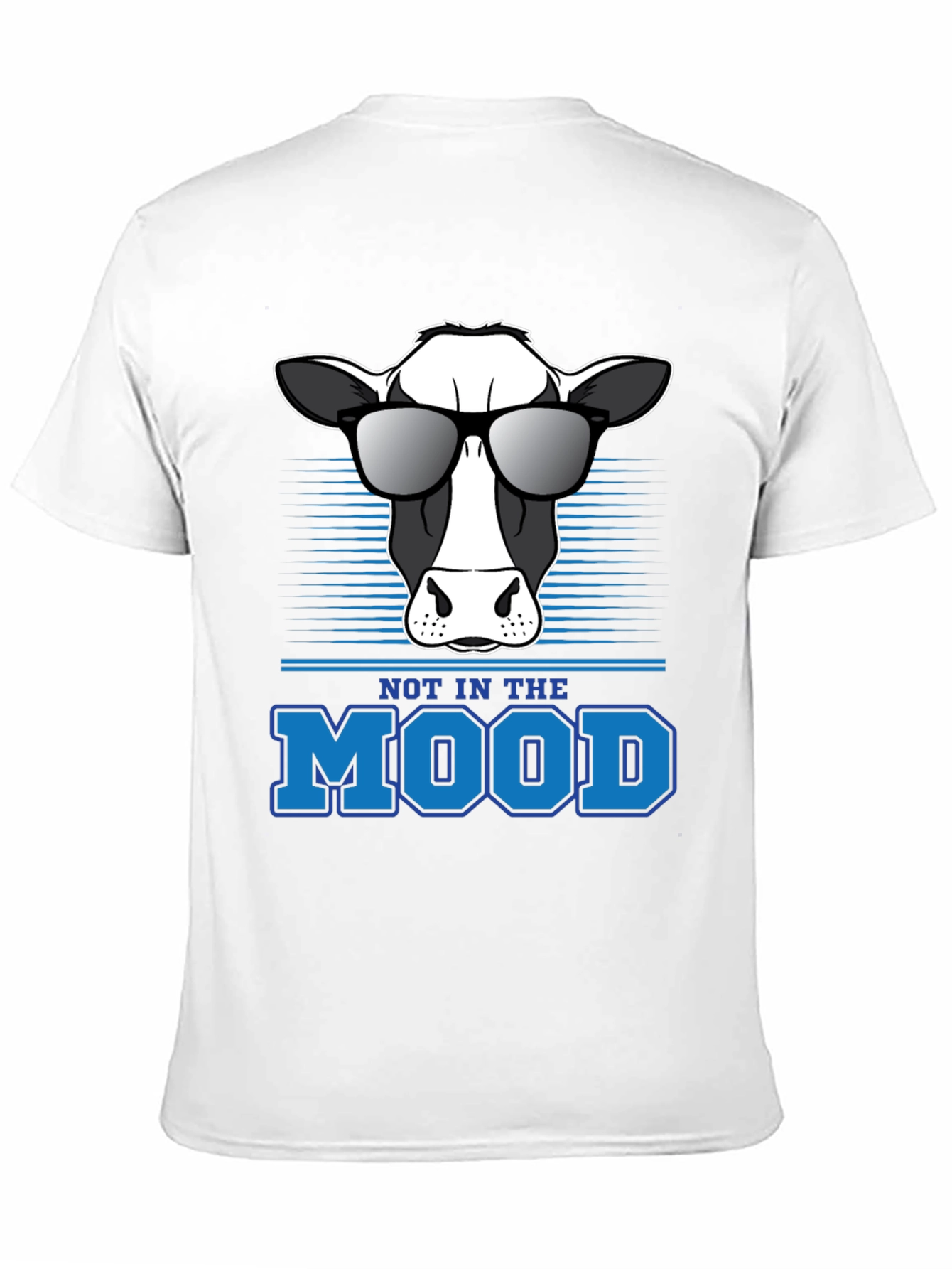 Camiseta Not In The Mood con Vaca Cool