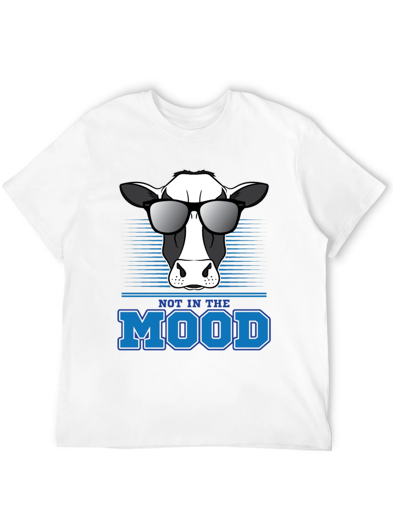 Camiseta Not In The Mood con Vaca Cool