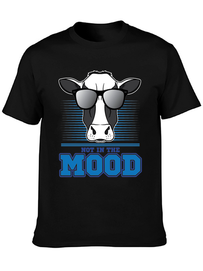 Camiseta Not In The Mood con Vaca Cool