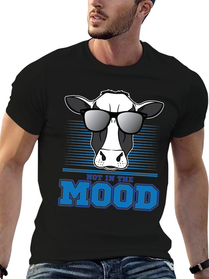 Camiseta Not In The Mood con Vaca Cool