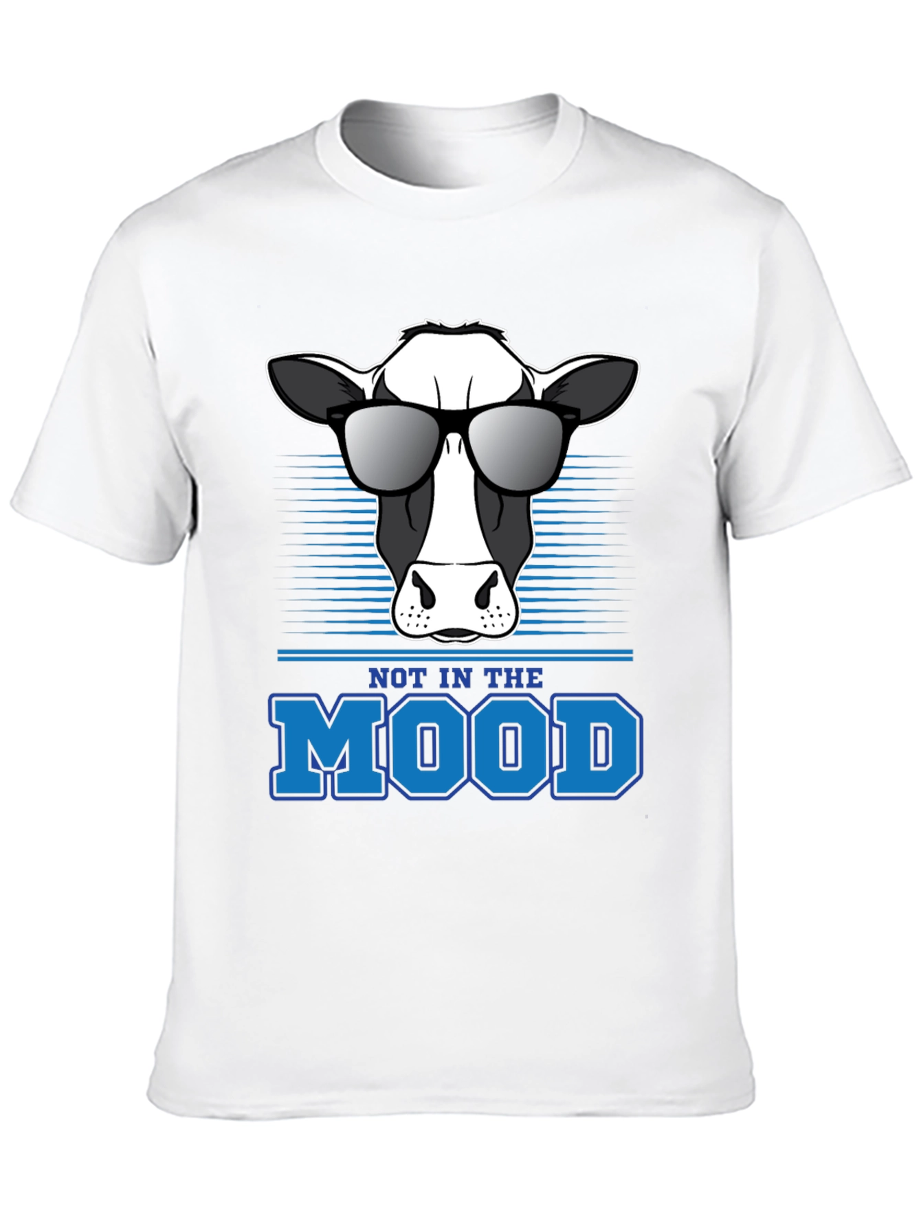 Camiseta Not In The Mood con Vaca Cool