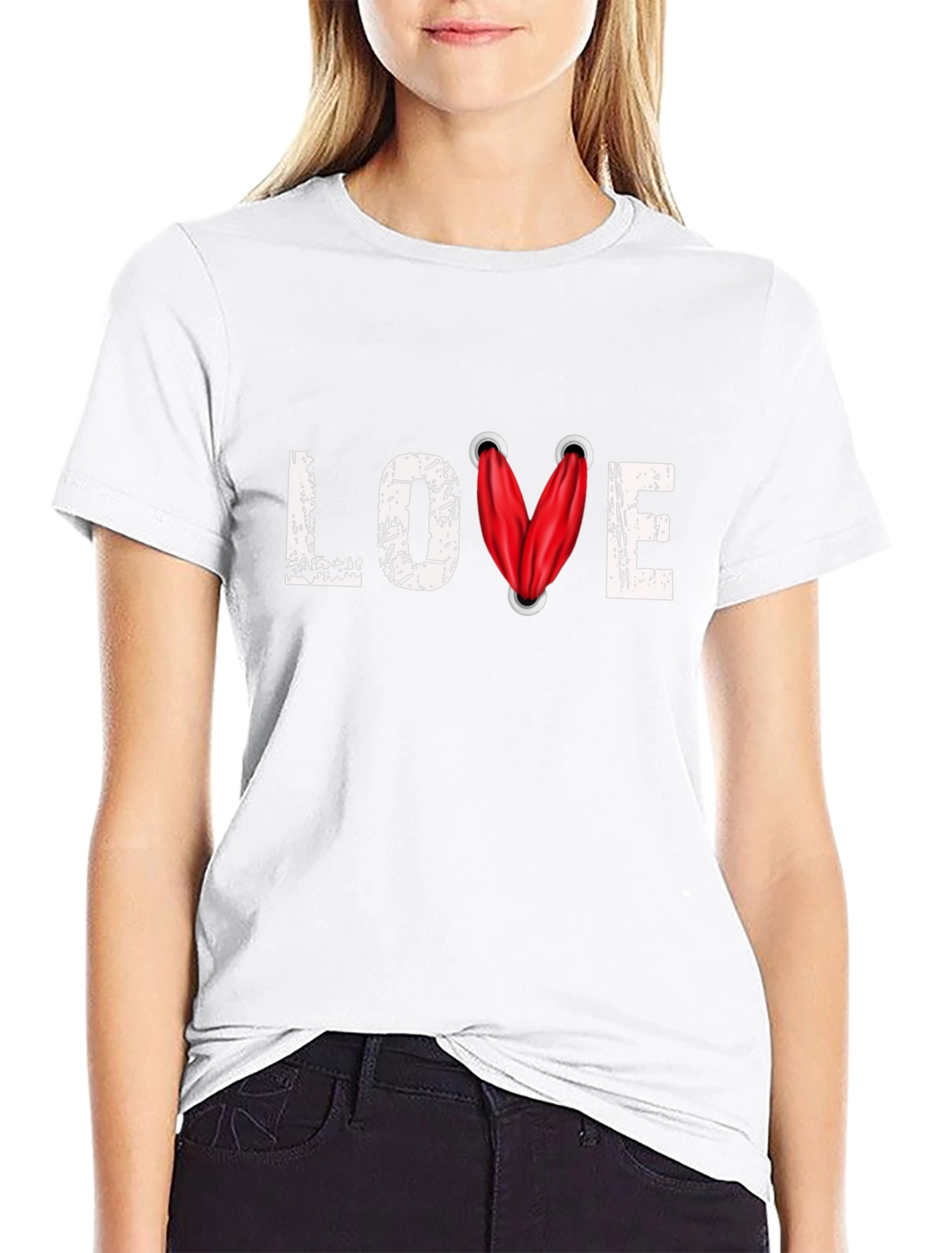 Camiseta Negra Love Gym