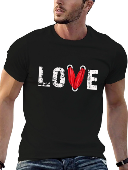 Camiseta Negra Love Gym