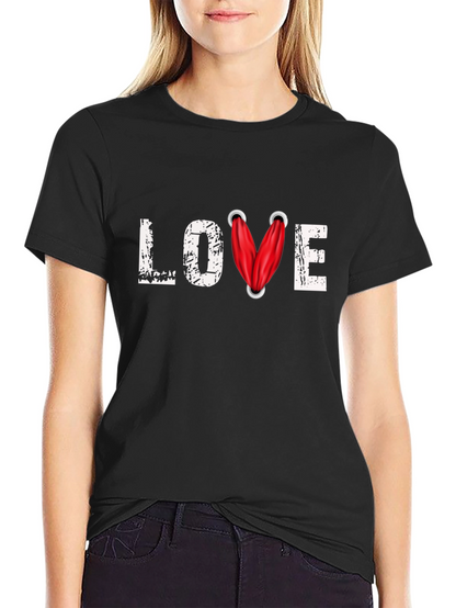 Camiseta Negra Love Gym