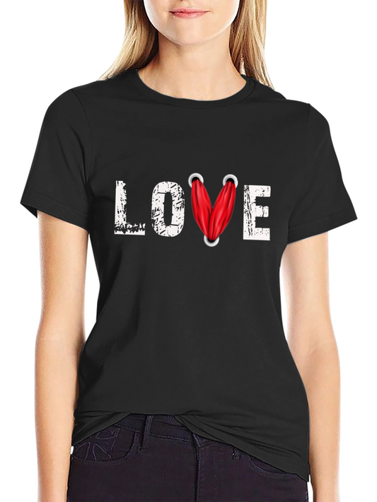 Camiseta Negra Love Gym