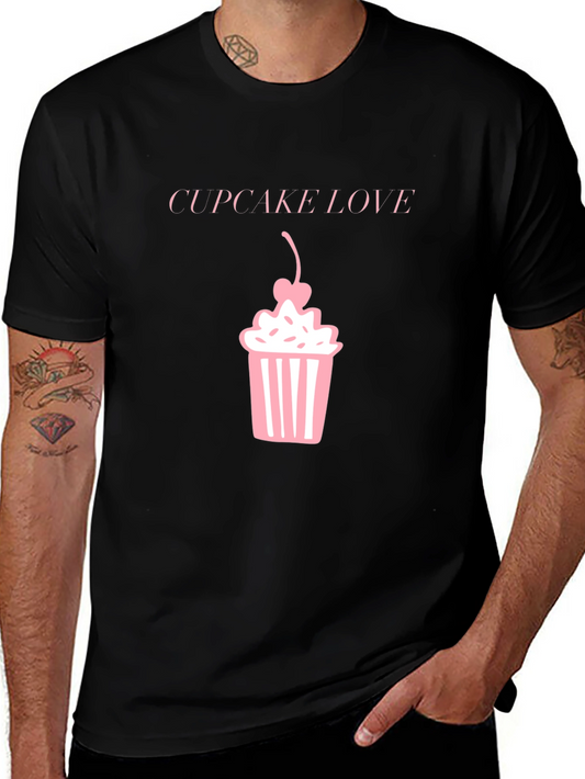 Camiseta Negra Cupcake Love