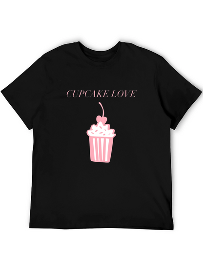 Camiseta Negra Cupcake Love