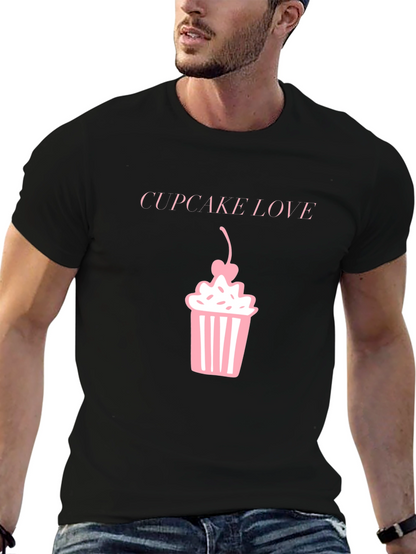 Camiseta Negra Cupcake Love