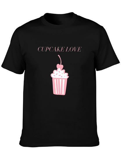 Camiseta Negra Cupcake Love