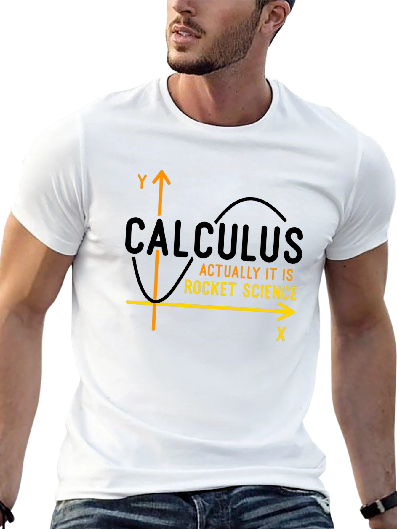 Camiseta Cálculo Es Ciencia Espacial para Hombre