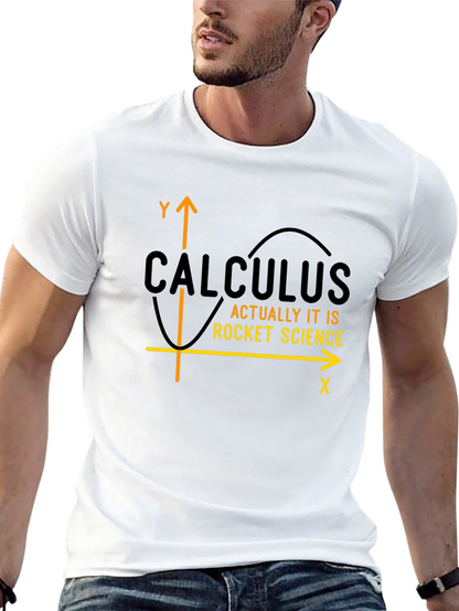 Camiseta Cálculo Es Ciencia Espacial para Hombre