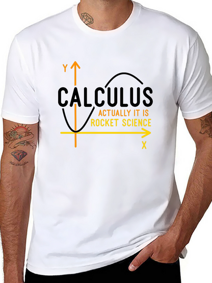 Camiseta Cálculo Es Ciencia Espacial para Hombre