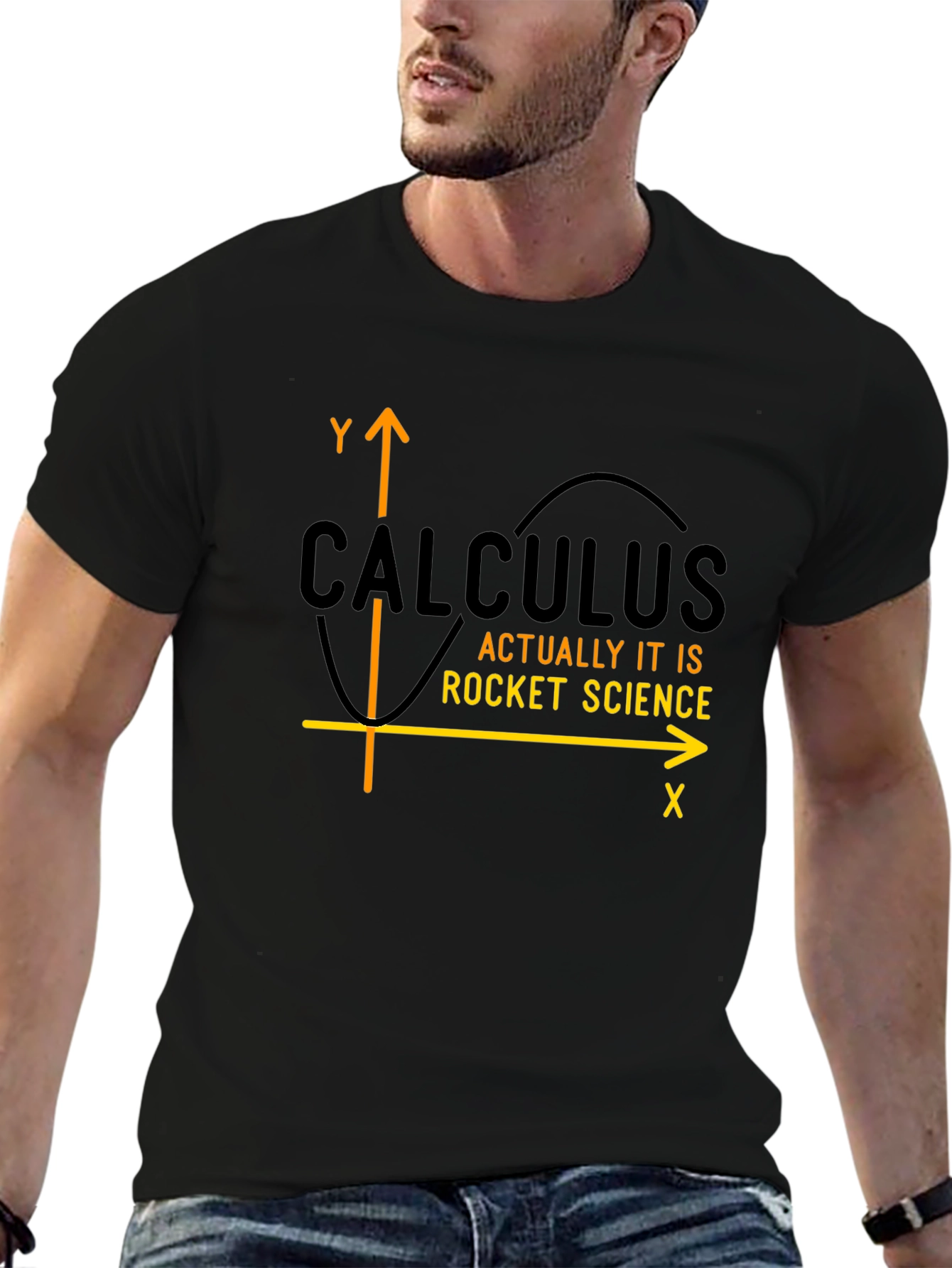 Camiseta Cálculo Es Ciencia Espacial para Hombre