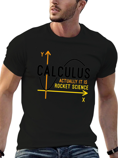 Camiseta Cálculo Es Ciencia Espacial para Hombre