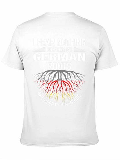 Camiseta Negra: Raíces Alemanas - ¡Sin Miedo!