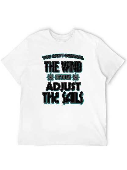 Camiseta Negra con Diseño Náutico Inspirador