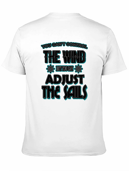 Camiseta Negra con Diseño Náutico Inspirador