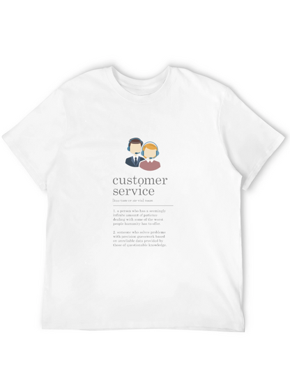 Camiseta Negra Unisex Customer Service