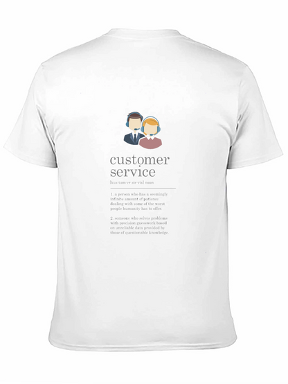 Camiseta Negra Unisex Customer Service
