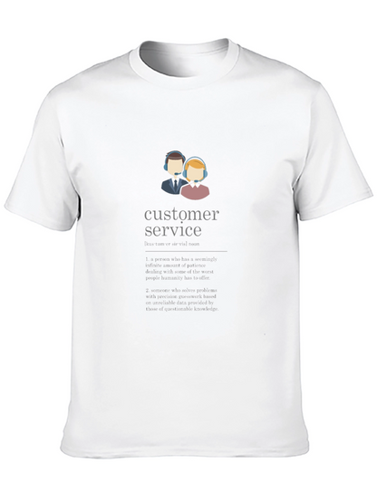 Camiseta Negra Unisex Customer Service