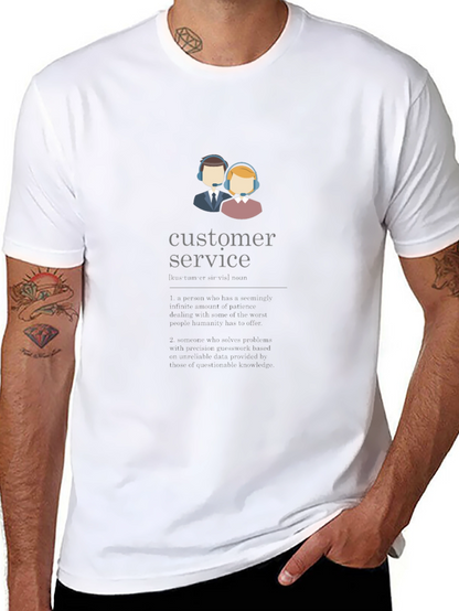 Camiseta Negra Unisex Customer Service