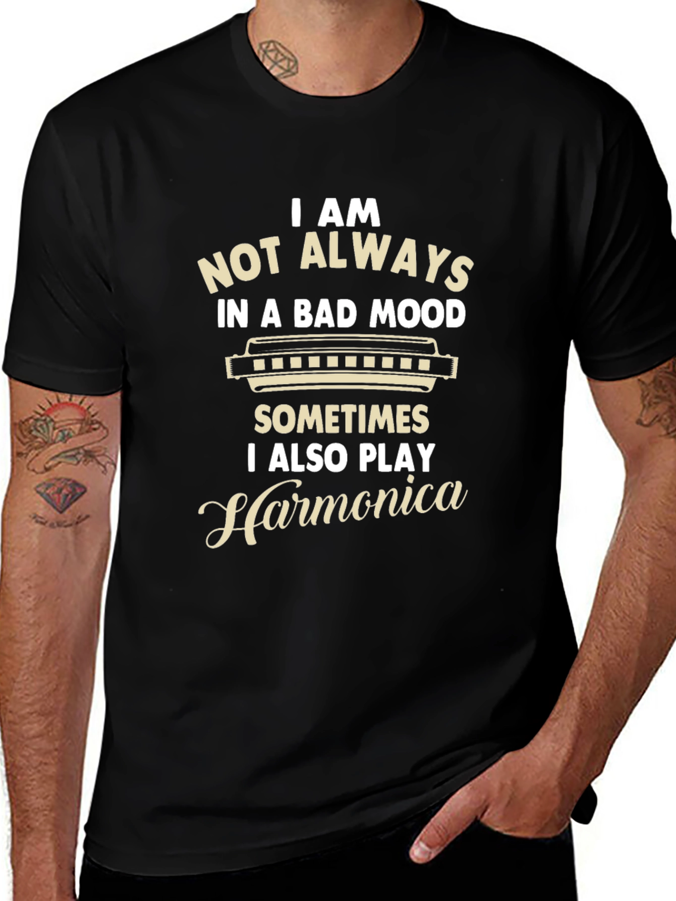 Camiseta Hombre - Humor Musical Armónica