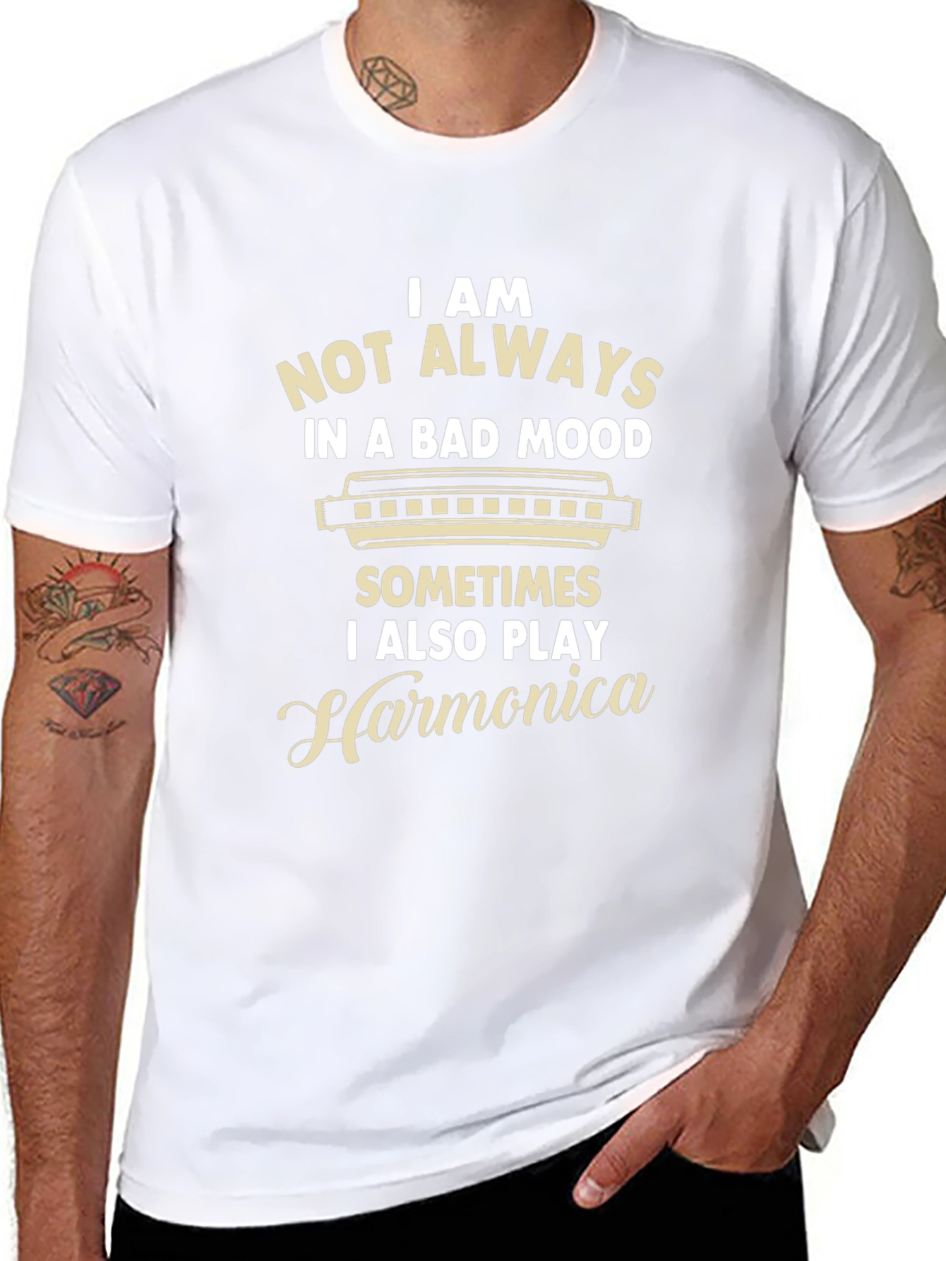 Camiseta Hombre - Humor Musical Armónica