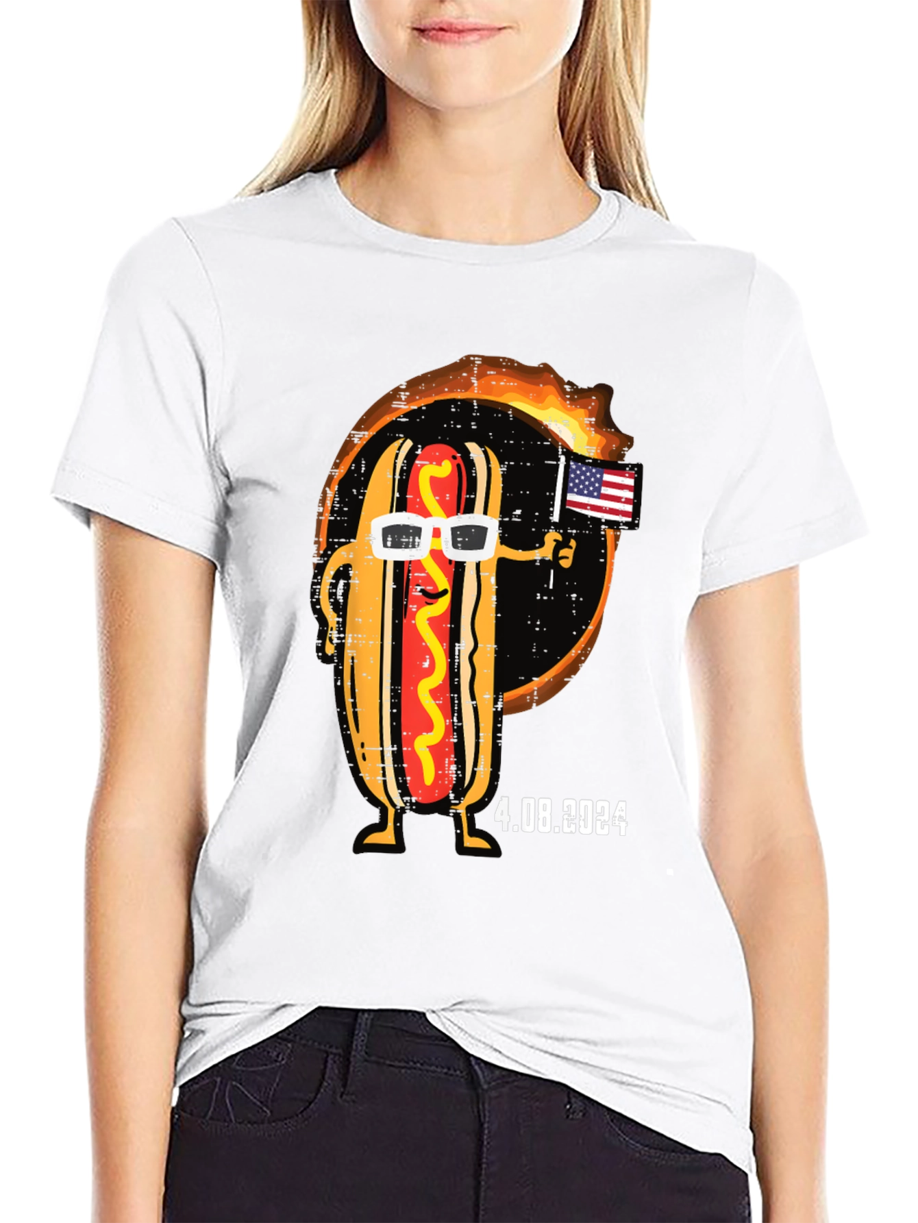 Camiseta Hot Dog Eclipse 2024
