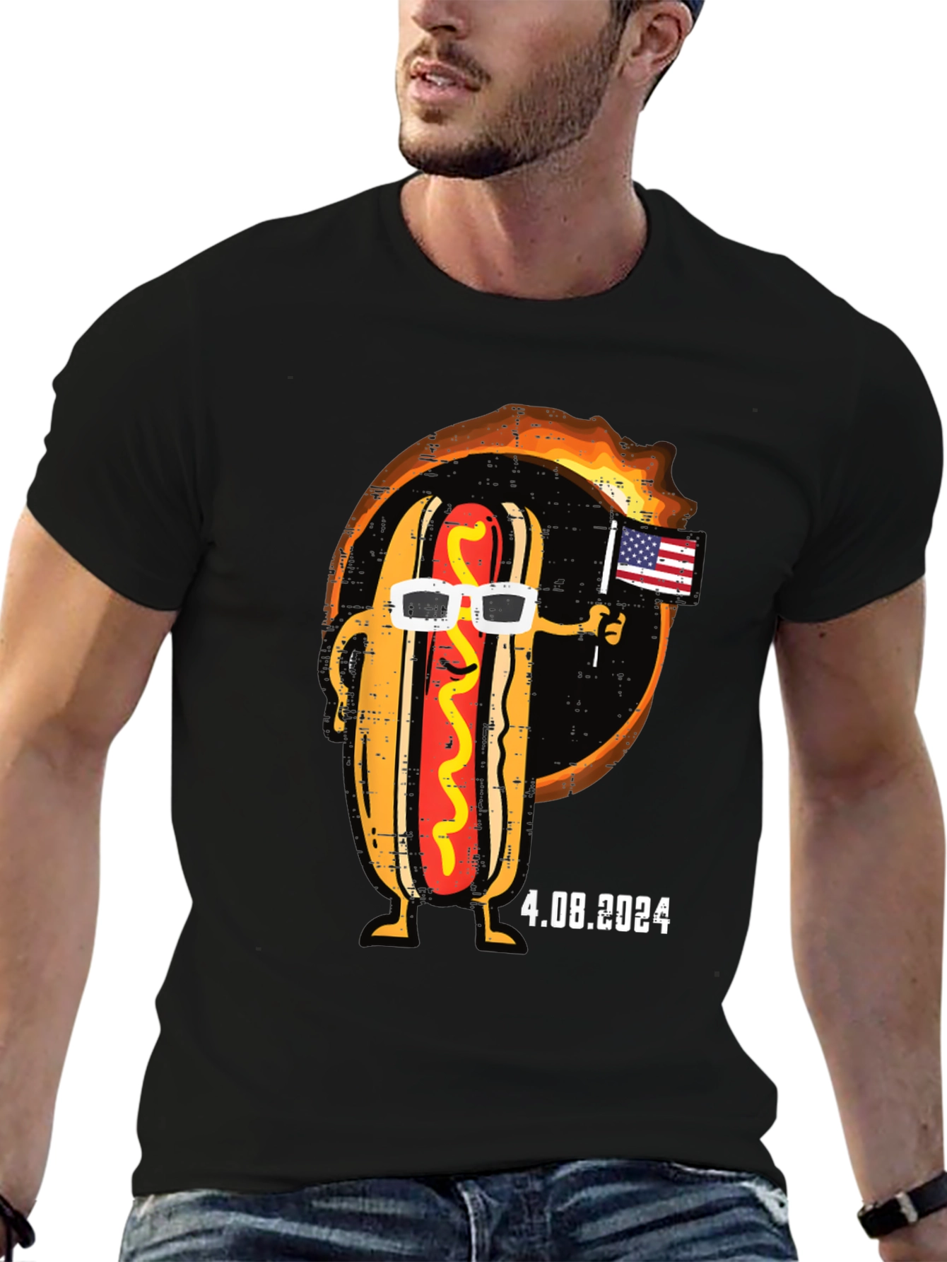 Camiseta Hot Dog Eclipse 2024