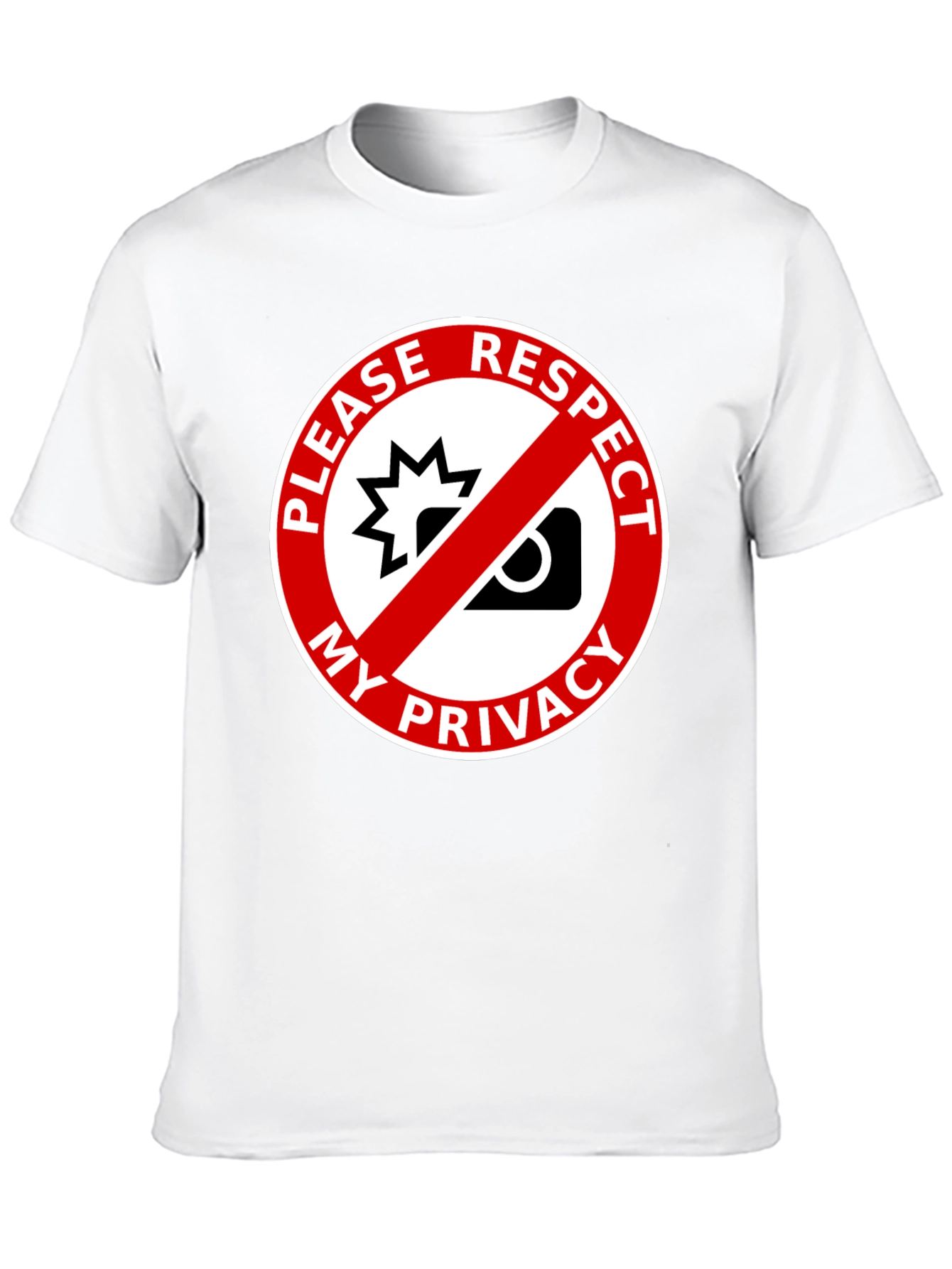 Camiseta Negra: ¡Respeta Mi Privacidad! Diseño Único