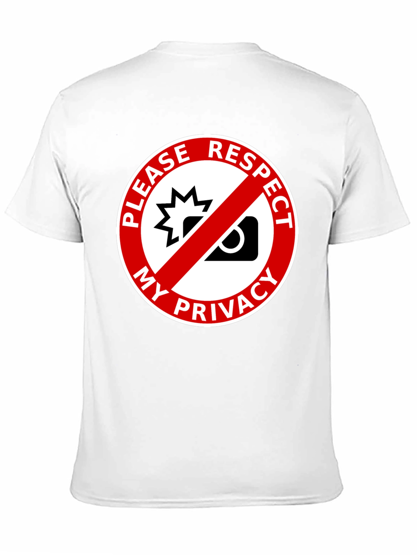 Camiseta Negra: ¡Respeta Mi Privacidad! Diseño Único