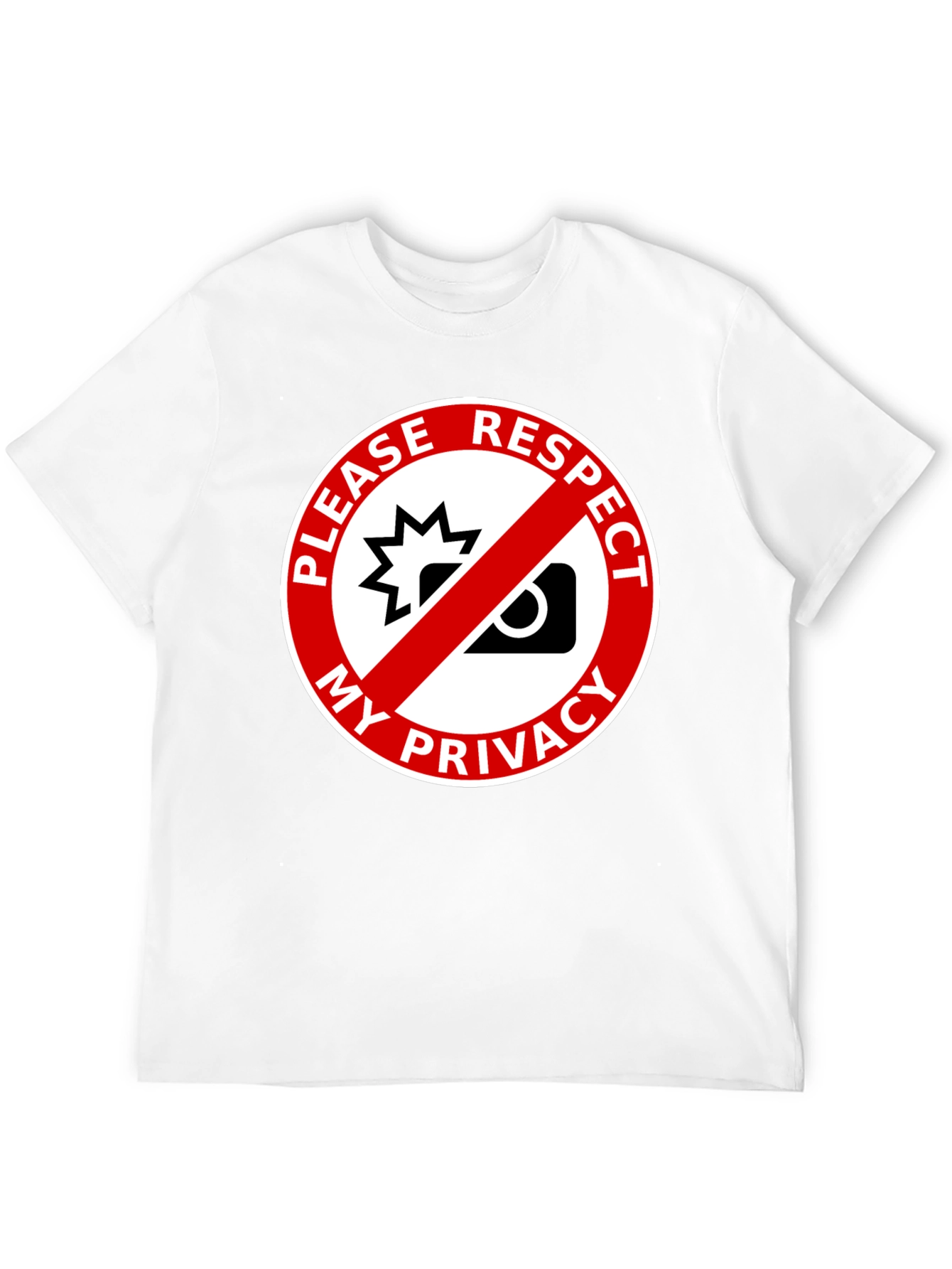 Camiseta Negra: ¡Respeta Mi Privacidad! Diseño Único