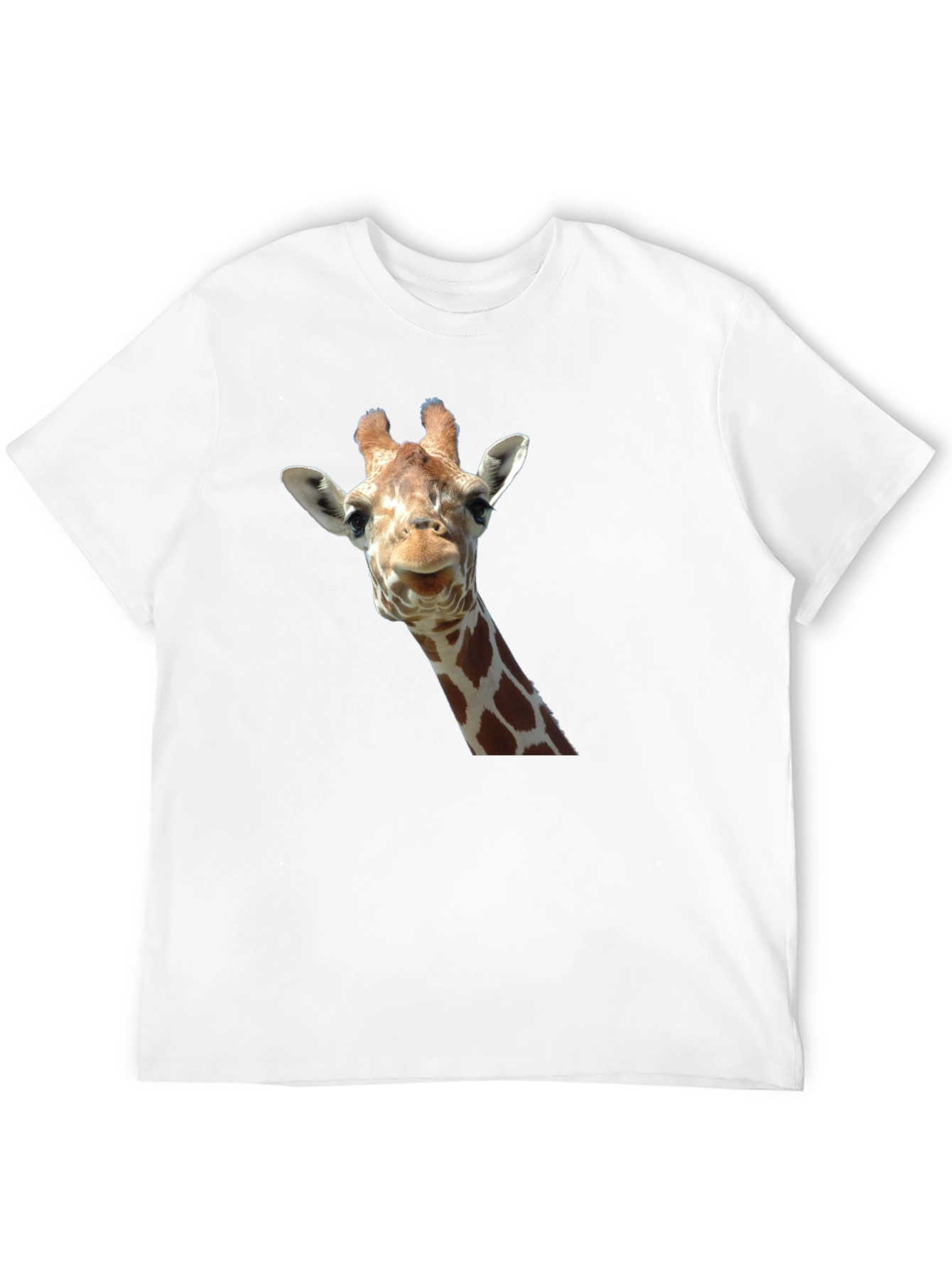 Camiseta Negra con Diseño de Jirafa