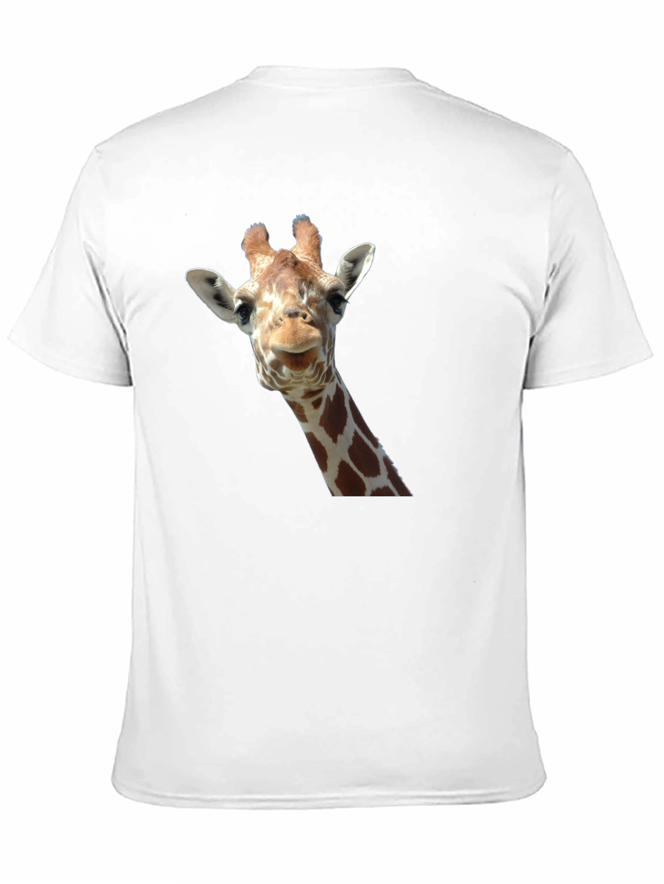 Camiseta Negra con Diseño de Jirafa